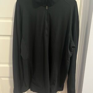 Black Quarter-Zip Pullover